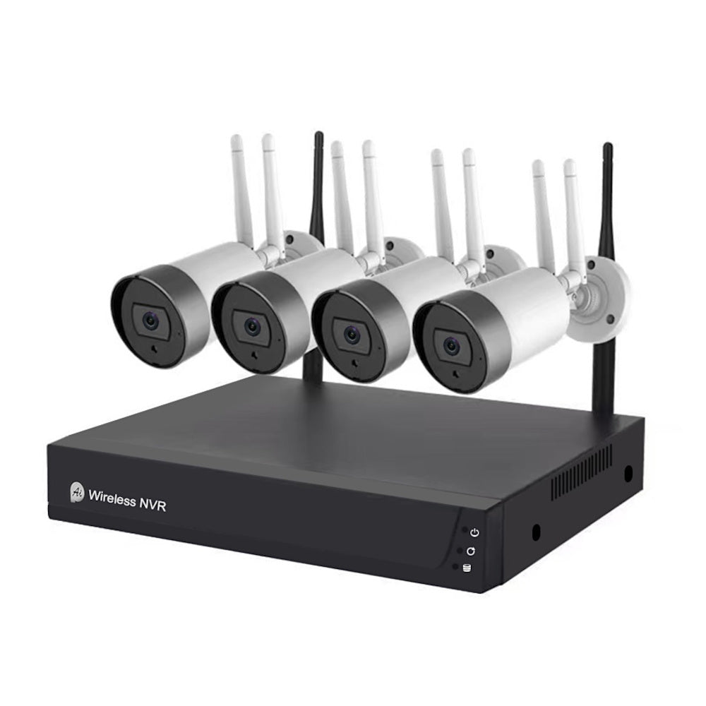 5MP Outdoor 4 Channel Security Camera NVR Kit