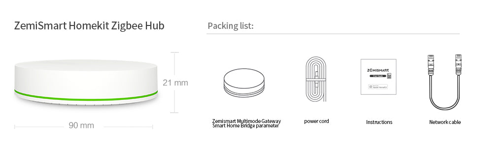Zemismart HomeKit Zigbee Hub