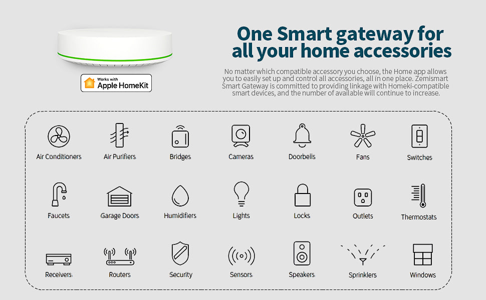 Zemismart Homekit Zigbee Hub, Google, Smart Home Automation Australia